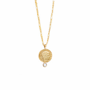 Greek Medallion Necklace