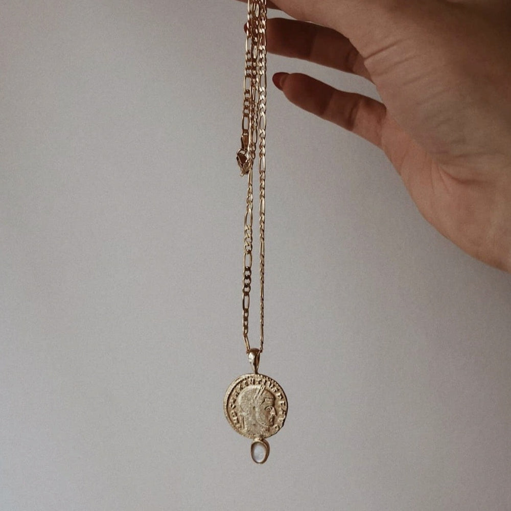Greek Medallion Necklace