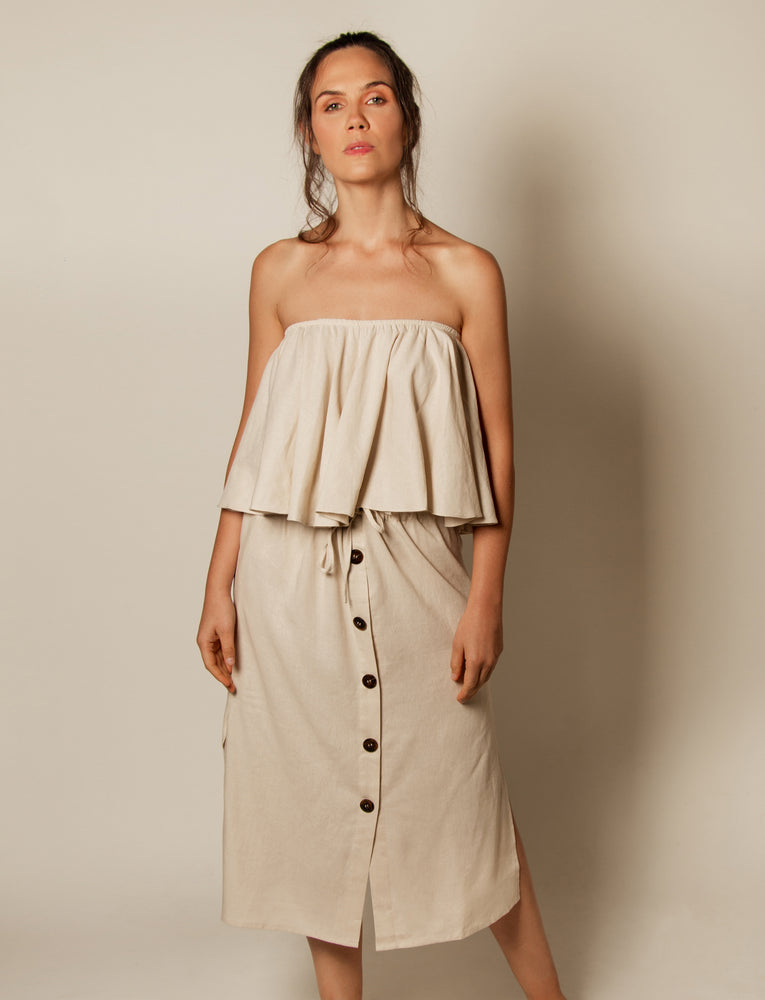 
                
                    Load image into Gallery viewer, Manon skirt beige
                
            
